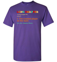 Long snapper the craziest player on the team vintage retro gift t shirt