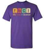 Fauci We Trust In Science Vintage Retro T Shirt