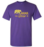 Mama bear sunflower mother's day gift tee shirt hoodie