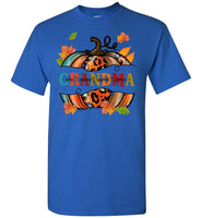Personalized Halloween Gift For Grandma From Grandkids Custom Name Pumpkin Halloween Gift Nana Mimi T Shirt