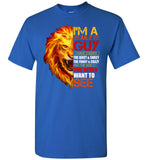 I Am A July Guy Have 3 Sides Qiuet Sweet Funny Crazy Lion Birthday Gift T Shirt