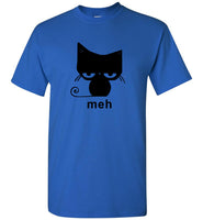 Meh Black Cat Funny Halloween Gift Tee Shirt Hoodie