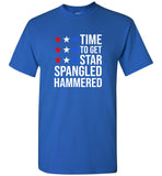 Time to get star spangled hammered tee shirt hoodie