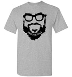 Man Beard Ruizing Face T Shirt