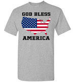 God Bless America Flag T Shirt