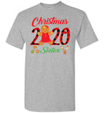 Christmas 2020 Cookie Gingerbread Xmas Plaid Gift For Sister Family T Shirt