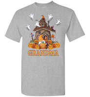 Personalized Grandma Halloween Gift, Gift For Grandma Mom Mimi Nana Gift Idea From Grandkids Kids Custom Name T Shirt