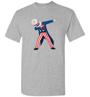 Funny uncle sam dabbing 4th of July tee shirt