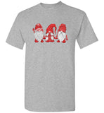 Hanging With Red Gnomies Santa Graphics Chirstmas Xmas T Shirt