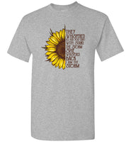 They Whispered To Her You Can't With Stand The Storm She Back I am Storm Sunflower T Shirt