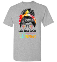 Nurse I'm Not The Most Women Hair Bun T Shirt