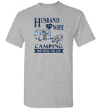 Husband and wife camping partners for life Tee shirt