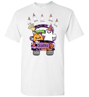 Personalized Halloween Gift Idea For Grandma From Grandkids, Mom Nana Gigi Halloween Gift Custom Name T Shirt