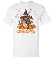 Personalized Grandma Halloween Gift, Gift For Grandma Mom Mimi Nana Gift Idea From Grandkids Kids Custom Name T Shirt