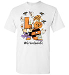 Personalized Halloween Gift Idea For Grandma Grandmalife, Mom Nana Mimi Halloween Gift From Grandkids Kids Name Love T Shirt