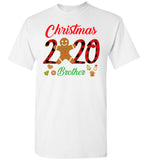 Christmas 2020 Cookie Gingerbread Xmas Plaid Gift For Brother Family T Shirt