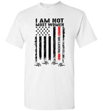 I Am Not Most Women Trucker's Girl American Flag Tee Shirt Hoodie