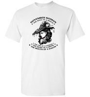 November Woman The Soul Of A Witch The Fire Lioness The Heart Hippie The Mouth Sailor Tee Tshirt