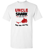 Uncle shark needs a drink wine father's day gift tee shirt