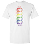 Gay rights now LGBT T shirt