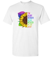 Sunflower LGBT I'm Blunt Because God Rolled Me That Way Gay Pride Rainbow Tee Shirt