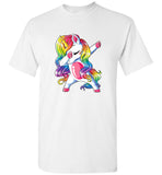 Dabbing unicorn tee shirt hoodie