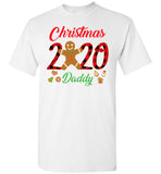 Christmas 2020 Cookie Gingerbread Xmas Plaid Gift For Daddy Dad Father T Shirt