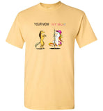 Unicorn colorful your mom my mom mother's day gift tee shirt