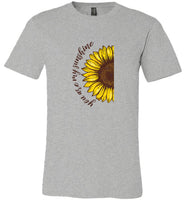 Sunflower you are my sunshine tee shirt hoodie