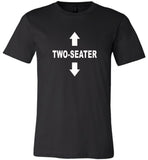 Two seater tee shirt hoodie