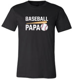 Baseball papa tee shirt