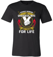 Asshole Husband Smart Ass Wife Best Friends For Life Tee Shirt