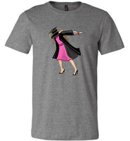 Graduate dabbing girl tee shirt