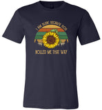 I am blunt because god rolled me that way vintage retro sunflower tee shirt hoodie