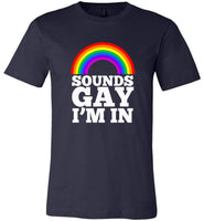 LGBT Sound gay I'm in rainbow pride tee shirt hoodies