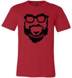 Man Beard Ruizing Face T Shirt