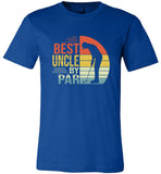 Best uncle by par vintage retro play golf golfer father's day gift tee shirt