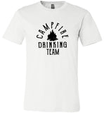 Campfire drinking team love camping tee shirt