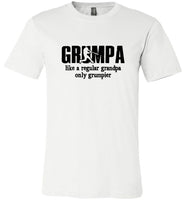 Grumpa like regular grandpa only grumpier tee shirt