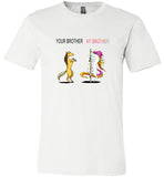Unicorn colorful your brother my brother gift tee shirt