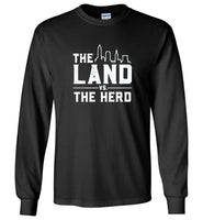 The land vs herd tee shirt hoodie