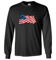 Betsy Waving Ross Tee Shirt Flag Hoodie