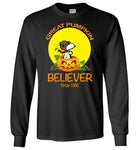 Great pumpkin believer snoopy halloween t shirt