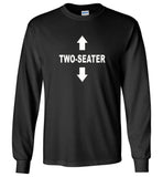 Two seater tee shirt hoodie