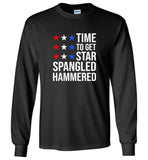 Time to get star spangled hammered tee shirt hoodie