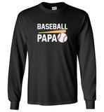 Baseball papa tee shirt