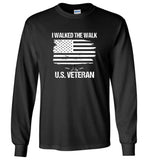 I walked the walk US veteran tee shirt hoodie