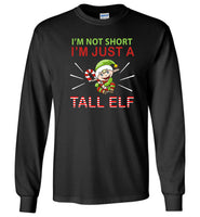 I'm not short, I'm a tall elf funny christmas tee, shirt for men women