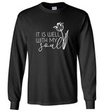 It is well with my soul flower tee shirt hoodie