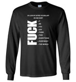 Oh Look My Entire Vocabulary On One Shirt Fuck It Me You Off Them This Everything Everybody World